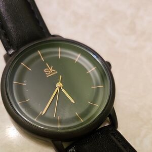 SK Black and Gold Watch